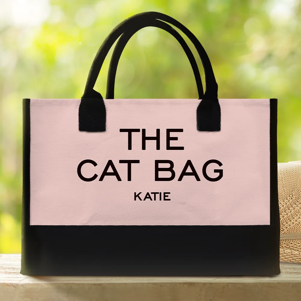 The Dog Bag - Personalized Canvas Tote Bag - Image 2