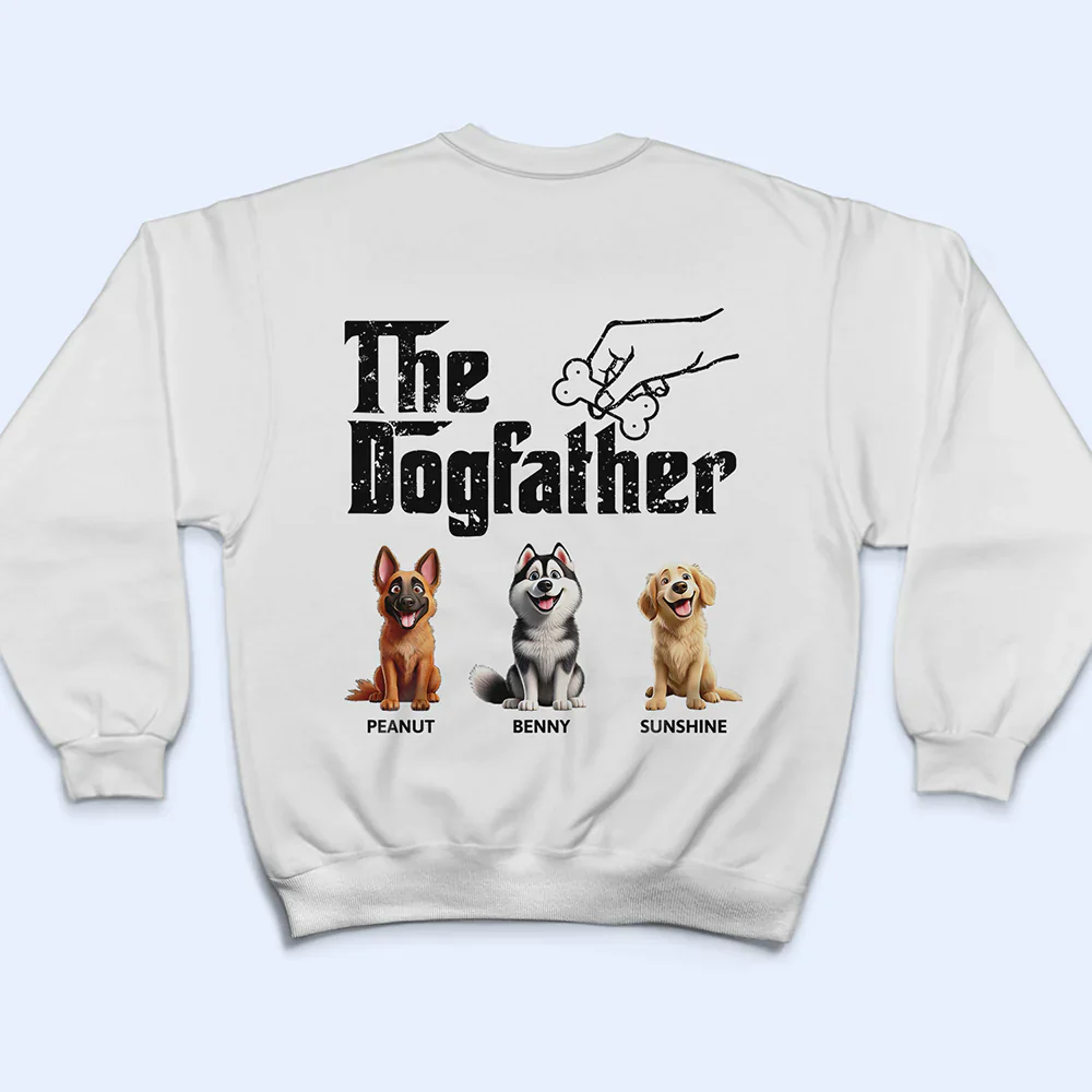 The Dog Father 3D Effect - Personalized T Shirt - Image 5