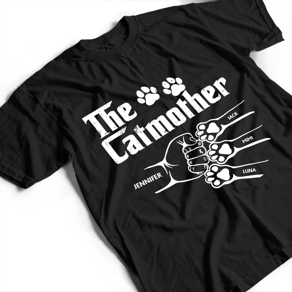 The Dogfather Hand Punch - Personalized T Shirt - Image 4