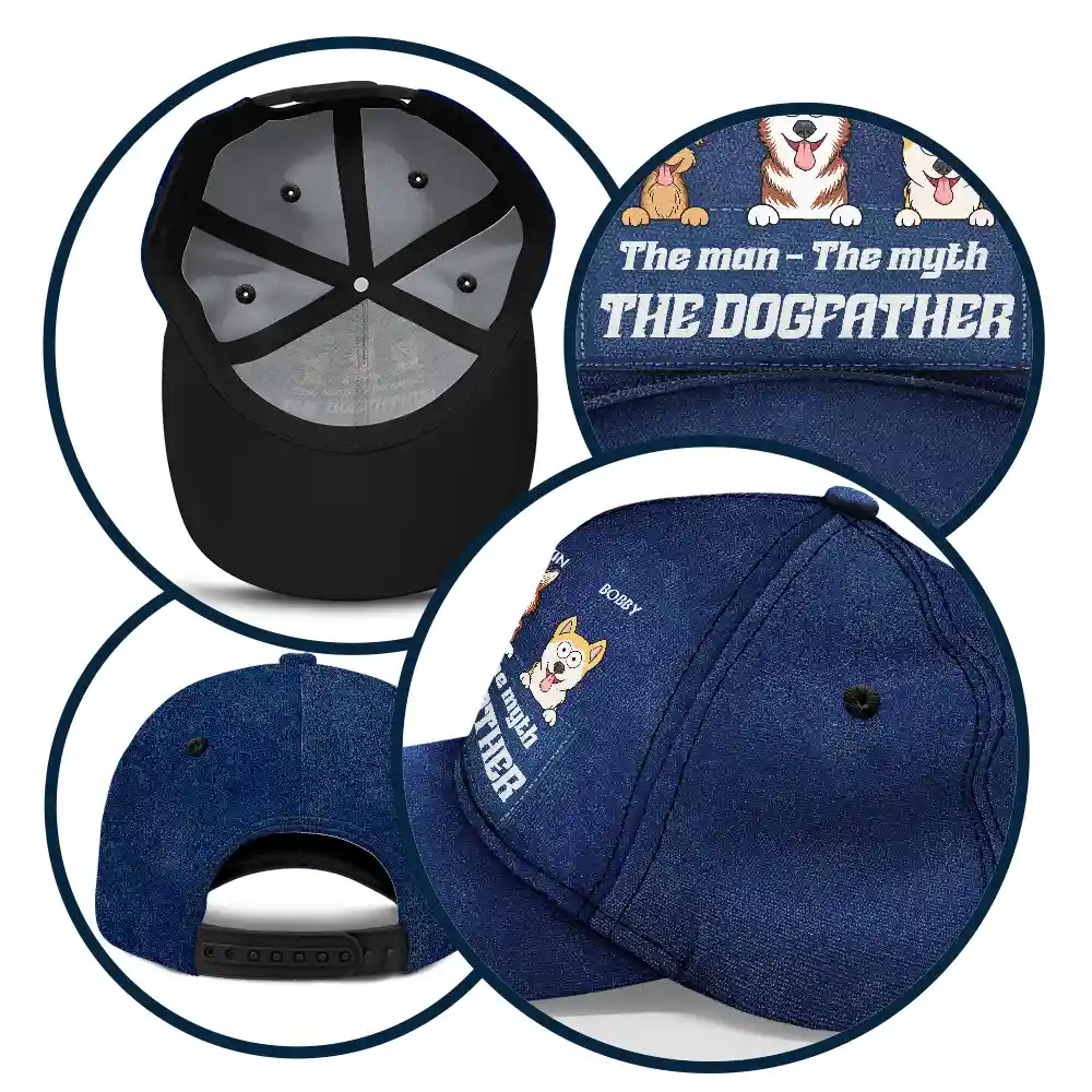 The Dogfather Patch - Personalized Classic Cap - Image 5
