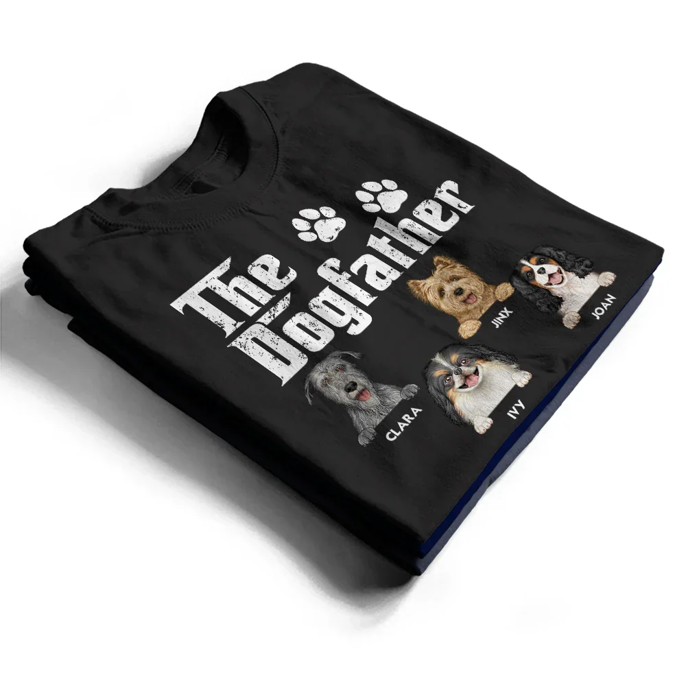 The Dogfather Semi Real - Personalized T Shirt - Image 2