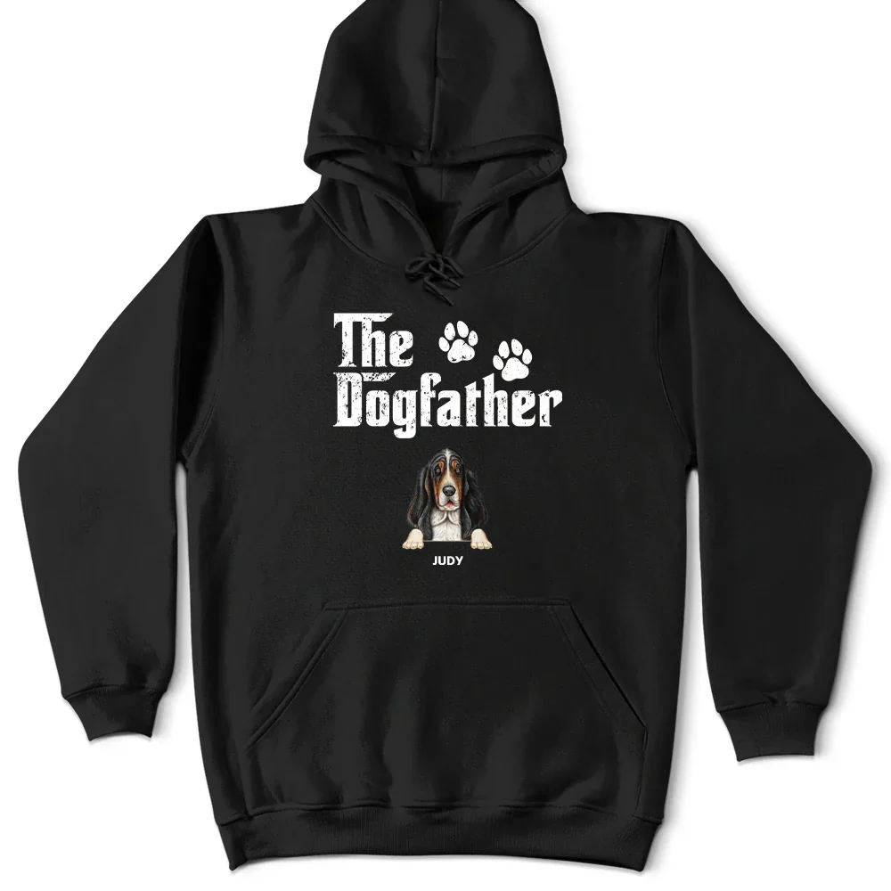 The Dogfather Semi Real - Personalized T Shirt - Image 4