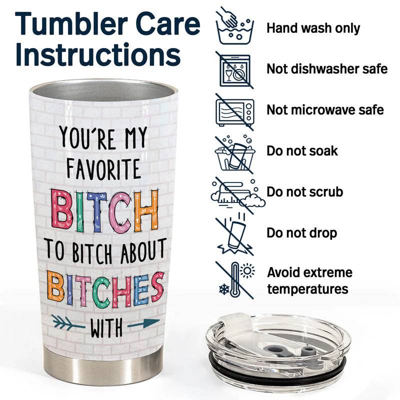 The Fun Laughter & Dislike Of The Same People We Share Made Us Friends Coworker Bestie - Gifts For Colleagues - Personalized Custom Tumbler - Image 5