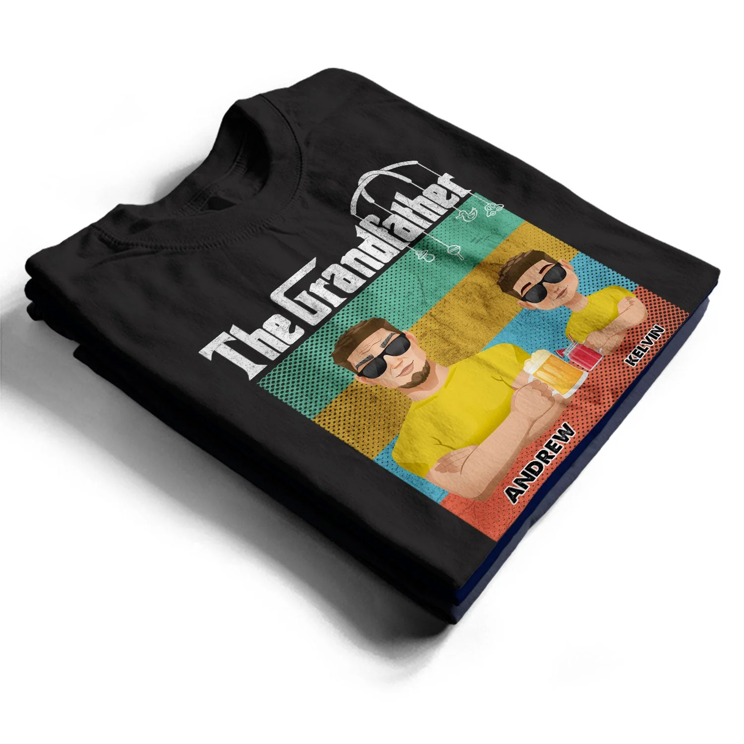 The Grandfather - Personalized T Shirt - Image 2
