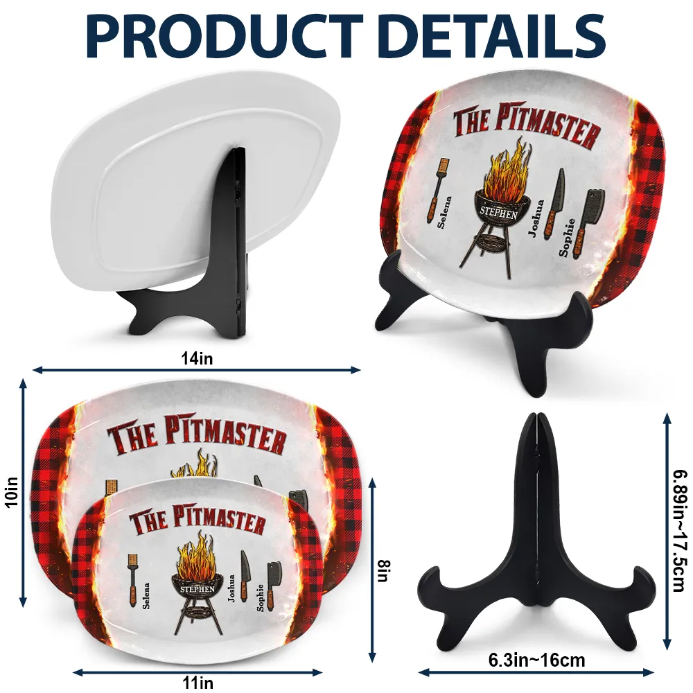 The Grillfather - Personalized Plate - Image 5