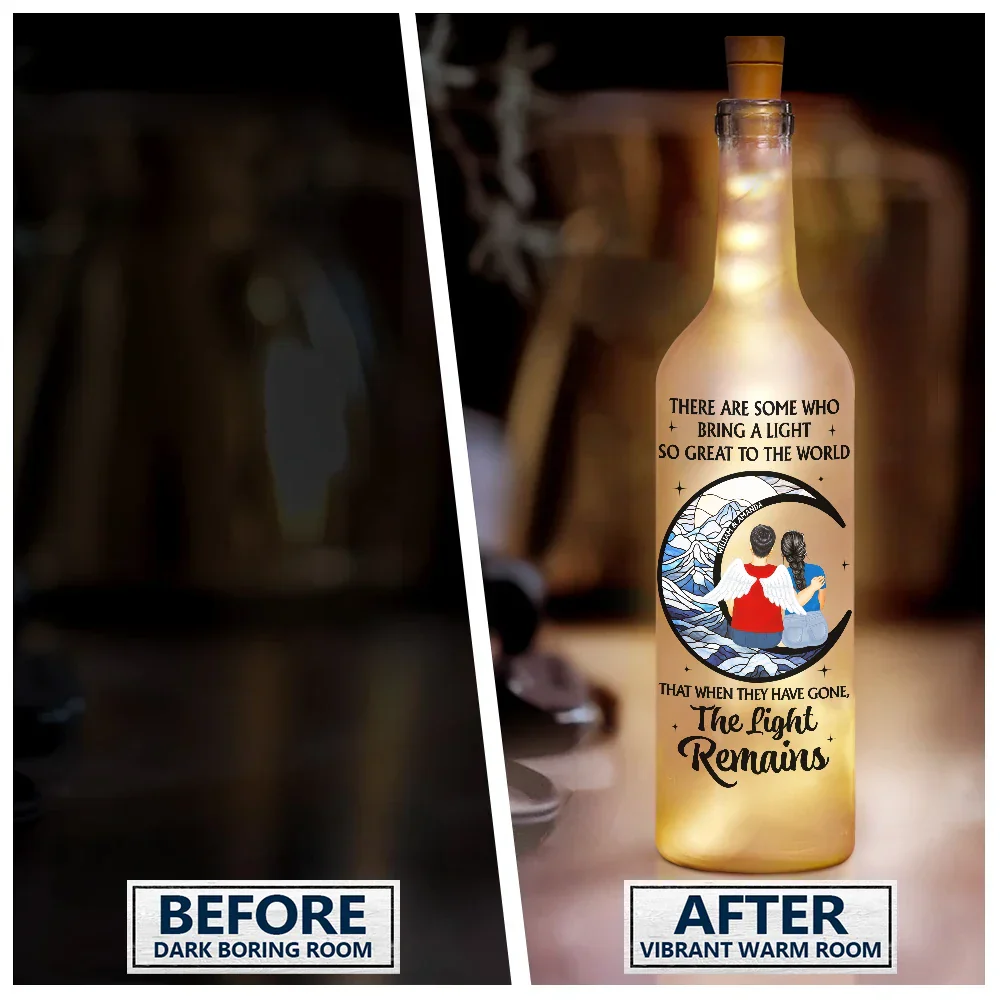 The Light Remains - Personalized Bottle Light - Image 2