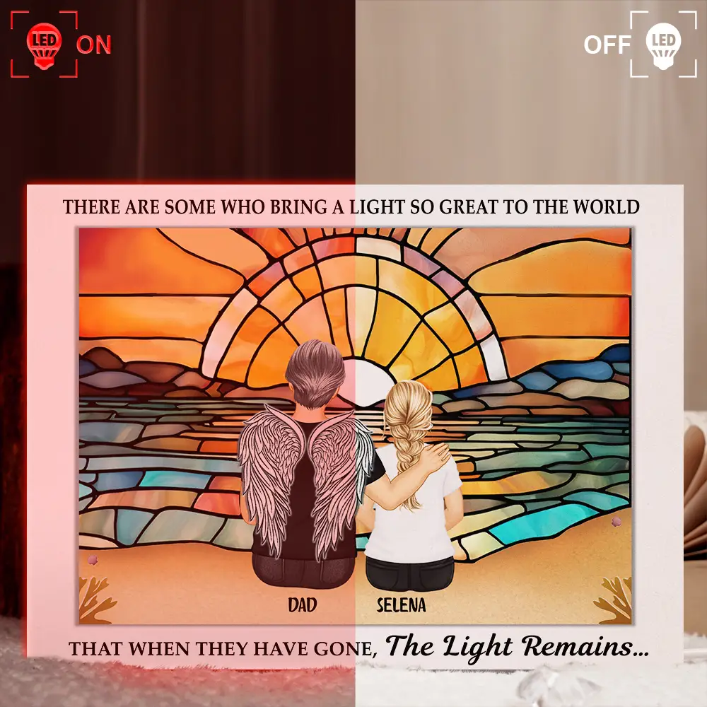 The Light Remains - Personalized Custom Shaped Light Box - Image 3