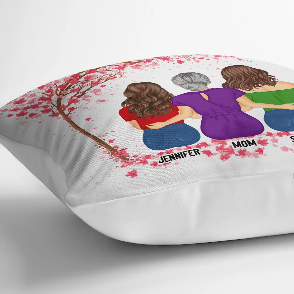 The Love Between Mother & Daughters Is Forever - Personalized Pillow - Image 3