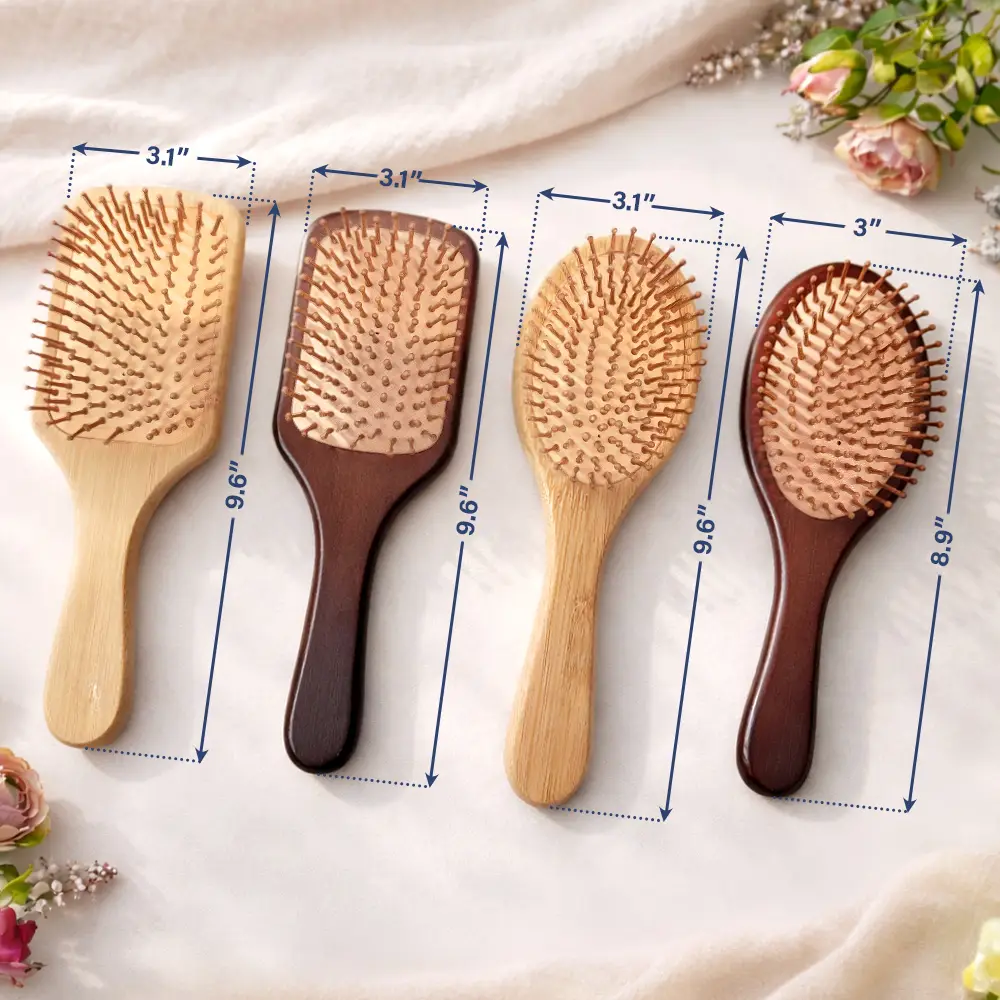 The Love Between Mother & Daughters Is Forever - Personalized Wooden Hair Brush - Image 3