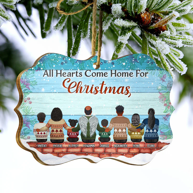 The Love Between Parents & Daughters Sons Is Forever - Christmas Gift For Mother And Father - Personalized Custom Wooden Ornament - Image 3