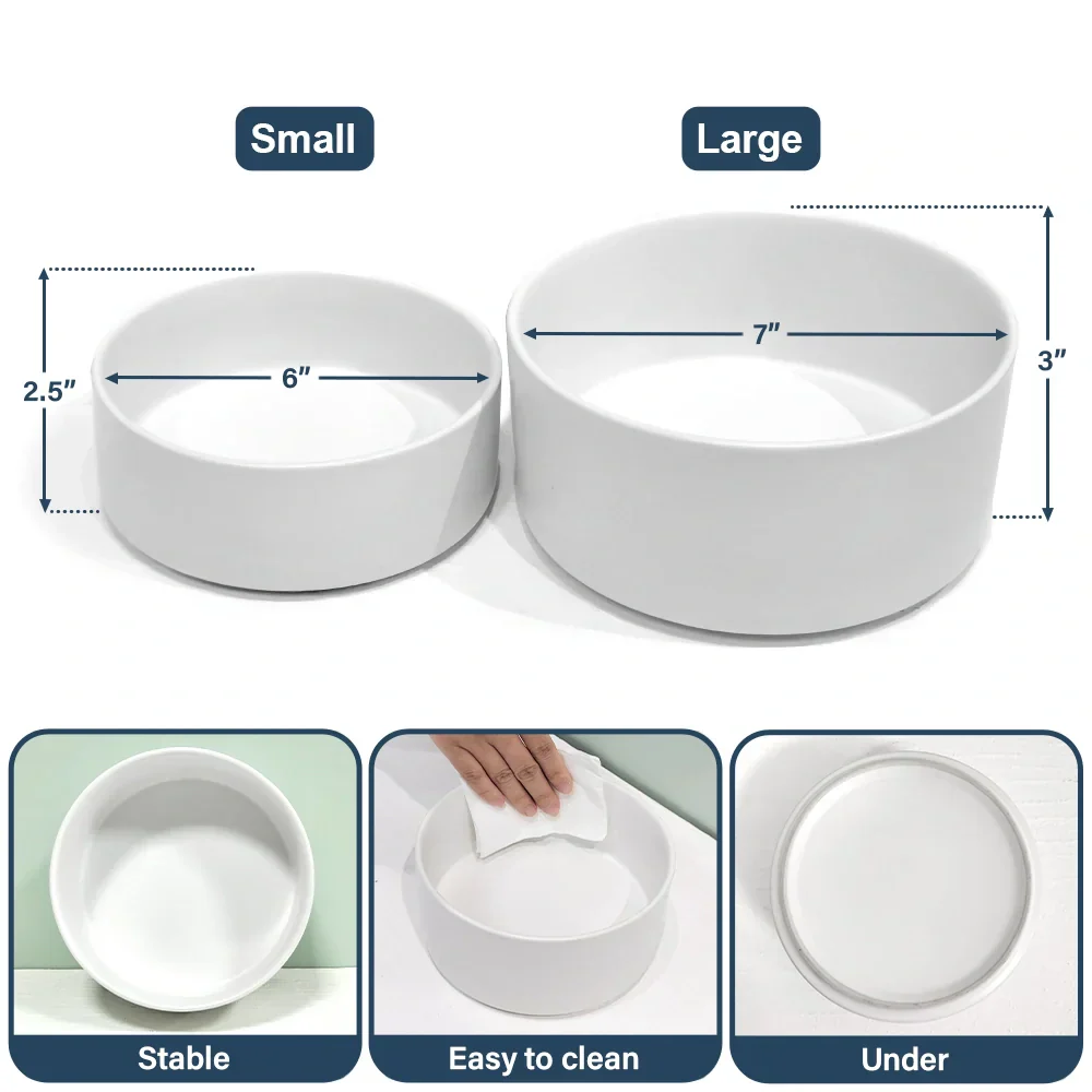The Meows Are Lies - Personalized Pet Bowl - Image 4