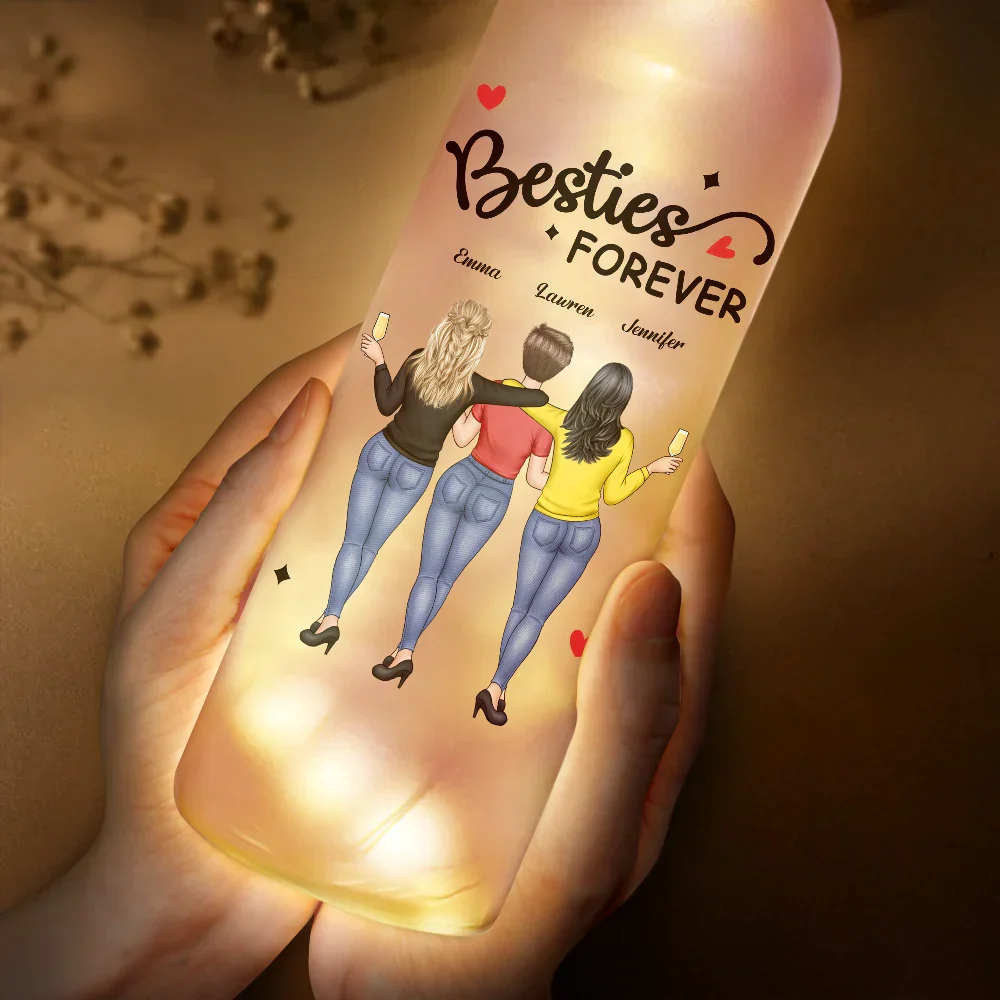 The Ones We Drink With Friends - Personalized Bottle Light - Image 3