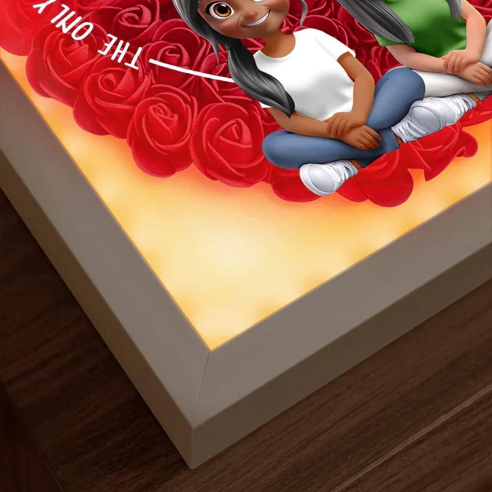 The Only Thing Better Than Being Your Mom - Personalized LED Light Flower Shadow Box - Image 5