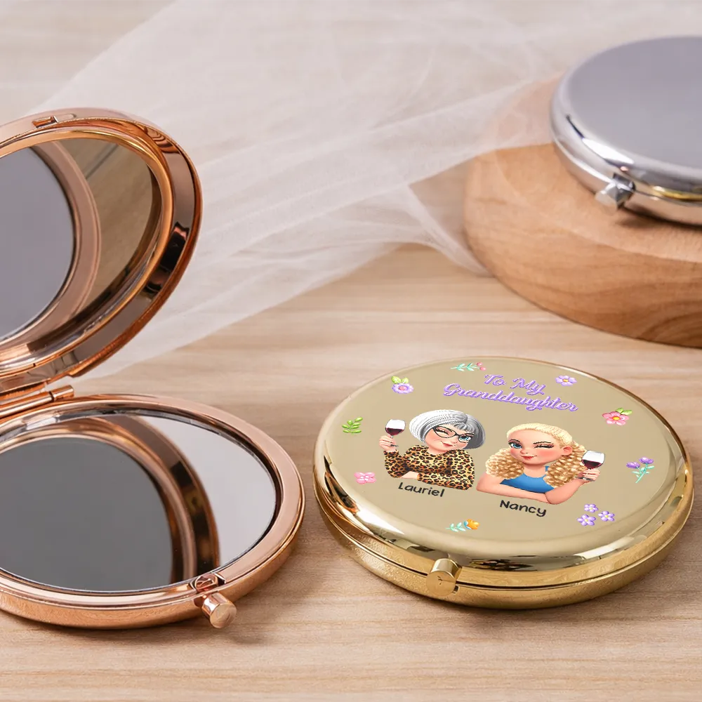 The Only Thing Better Than Being Your Mother - Personalized Compact Mirror - Image 2