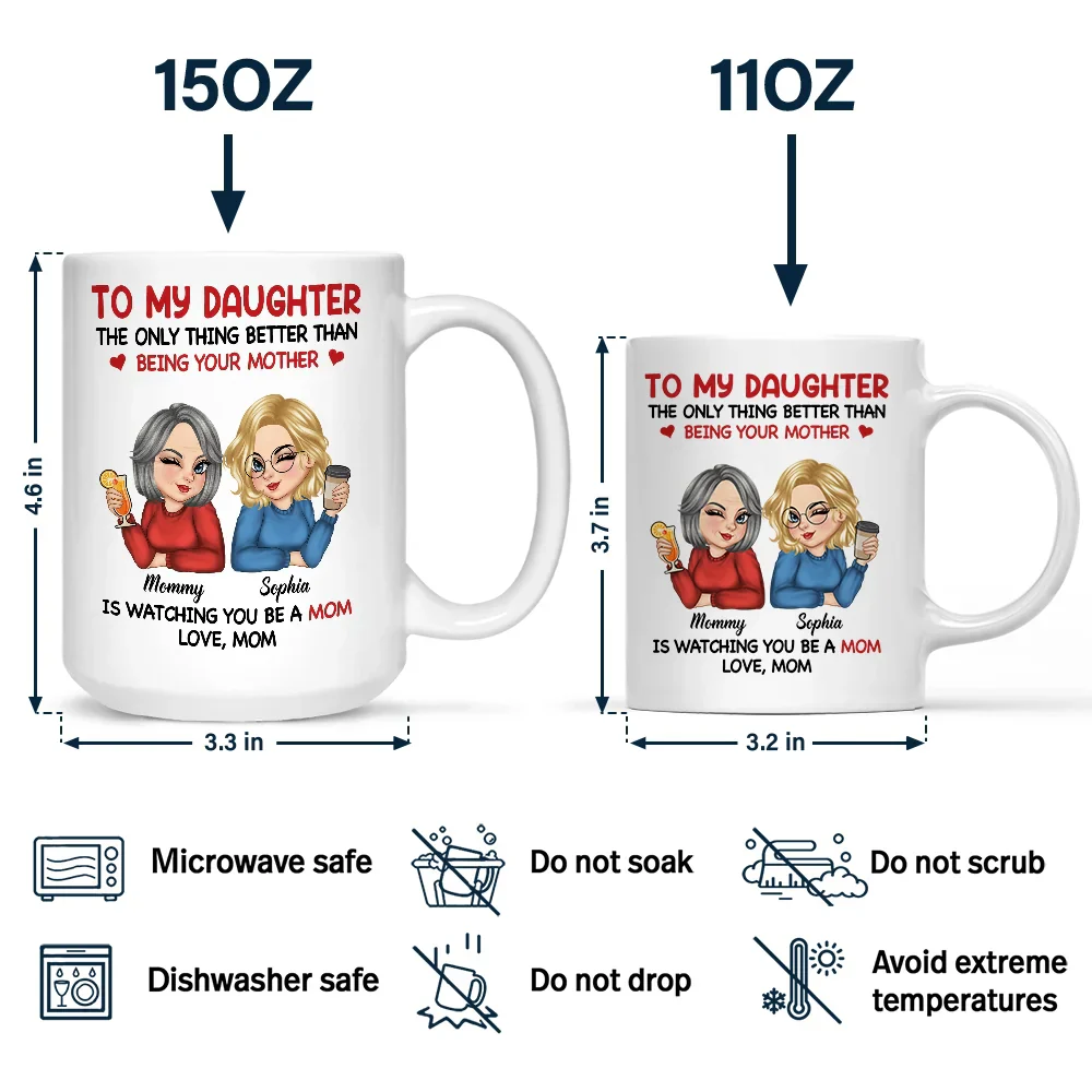The Only Thing Better Than Being Your Mother - Personalized Mug - Image 4