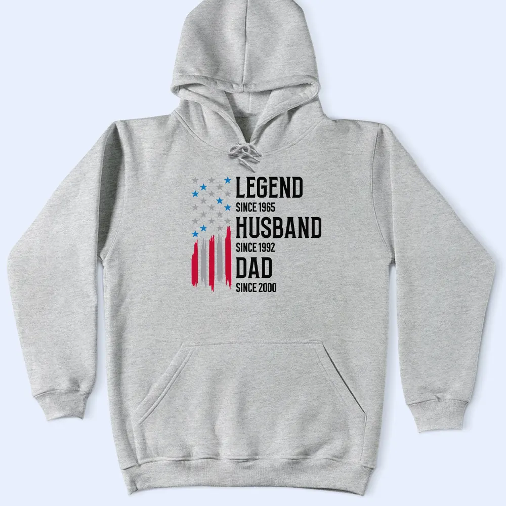 The Original Legend Legend Husband Daddy Grandpa - Personalized T Shirt - Image 5