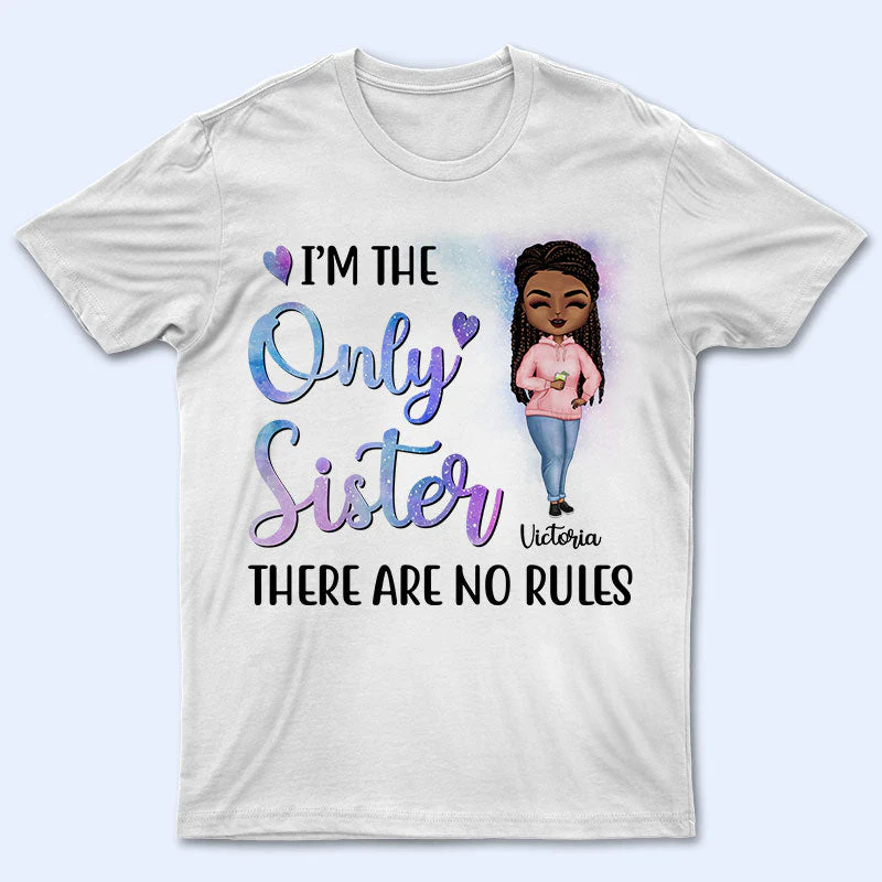 The Rules Sister Brother - Family Sibling Gift - Personalized Custom Hoodie - Image 5