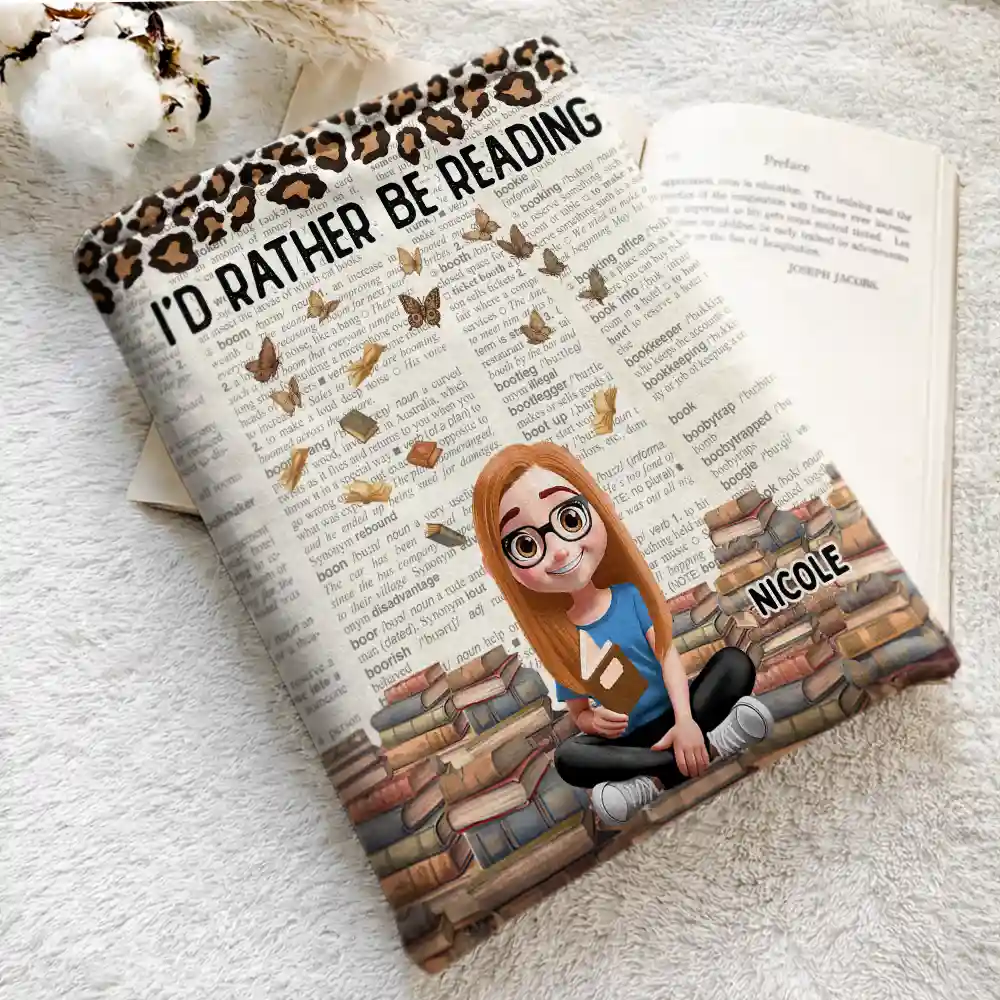 The World Belongs To Those Who Read - Personalized Book Sleeve - Image 5