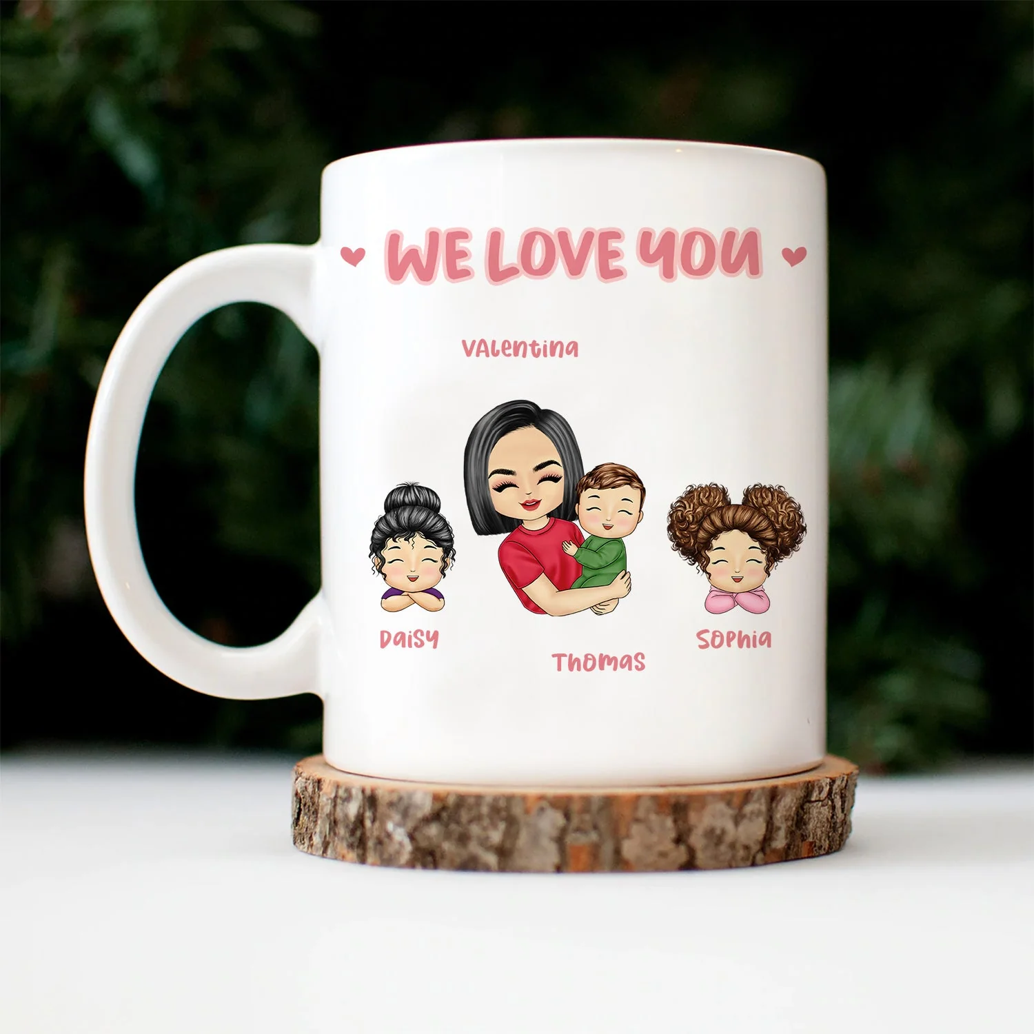 The World's Best Mom Grandma - Gift For Mother, Grandmother - Personalized Mug - Image 3