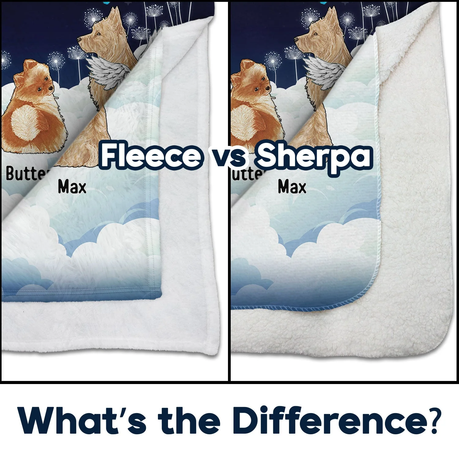 They Still Talk About You Dark - Gift For Pet Lovers - Personalized Fleece Blanket, Sherpa Blanket - Image 4
