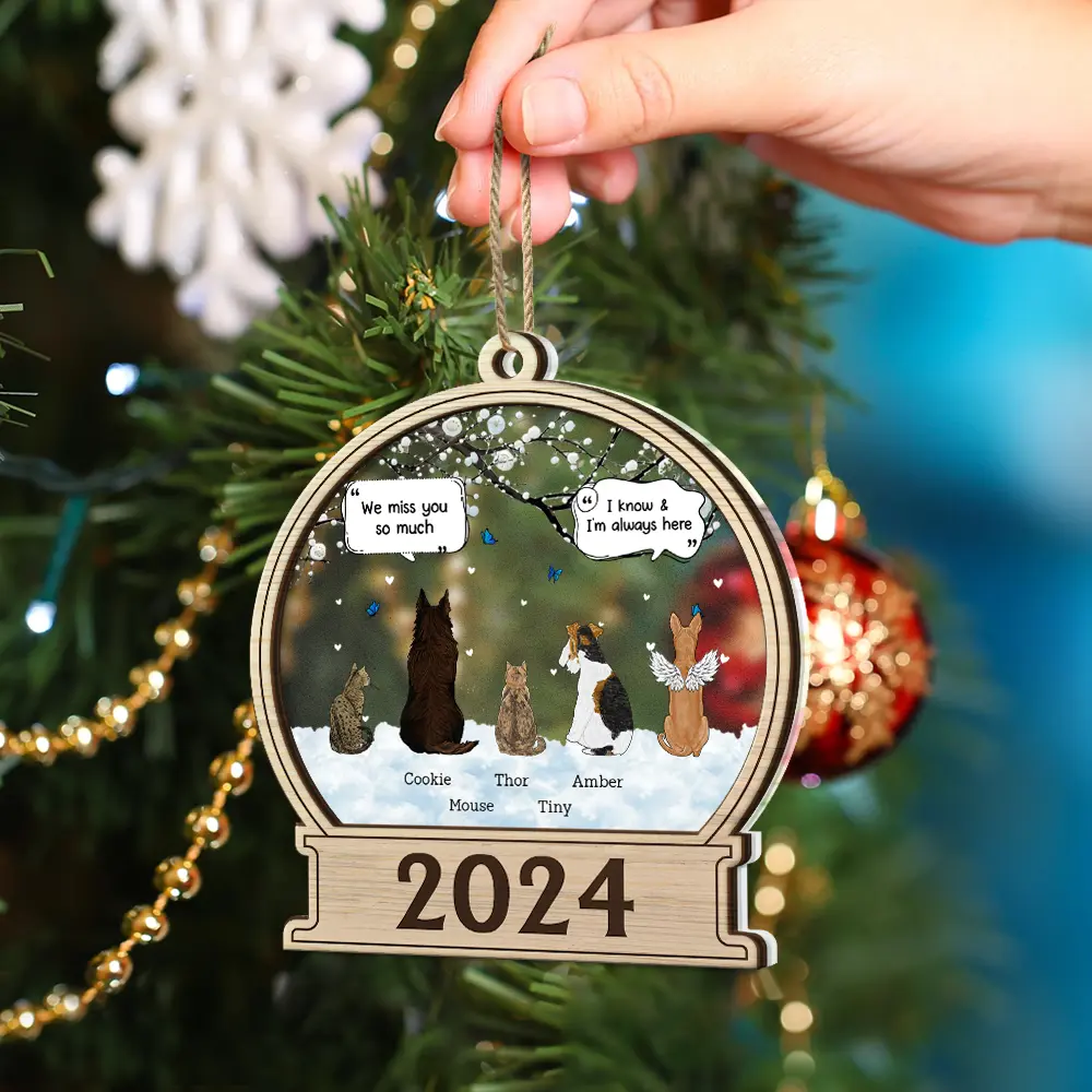 They Still Talk About You Memorial - Personalized 2-Layered Mix Ornament - Image 4