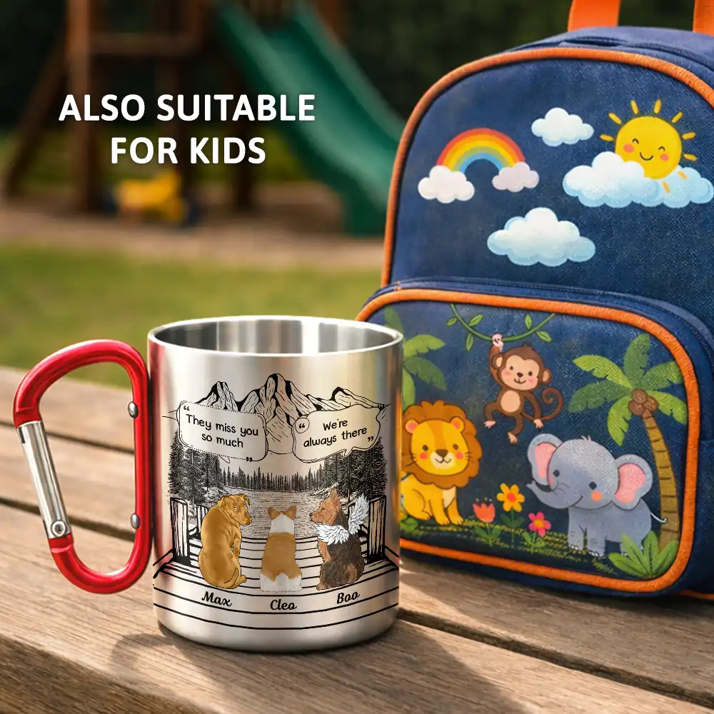 They Still Talk About You - Personalized Carabiner Mug - Image 4