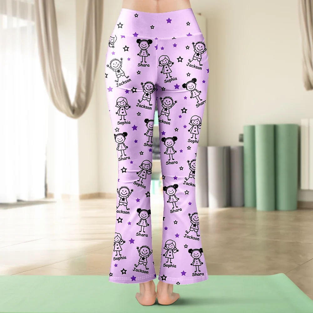 This Grandma Mom Belongs To Kids Pet - Personalized Leggings - Image 6