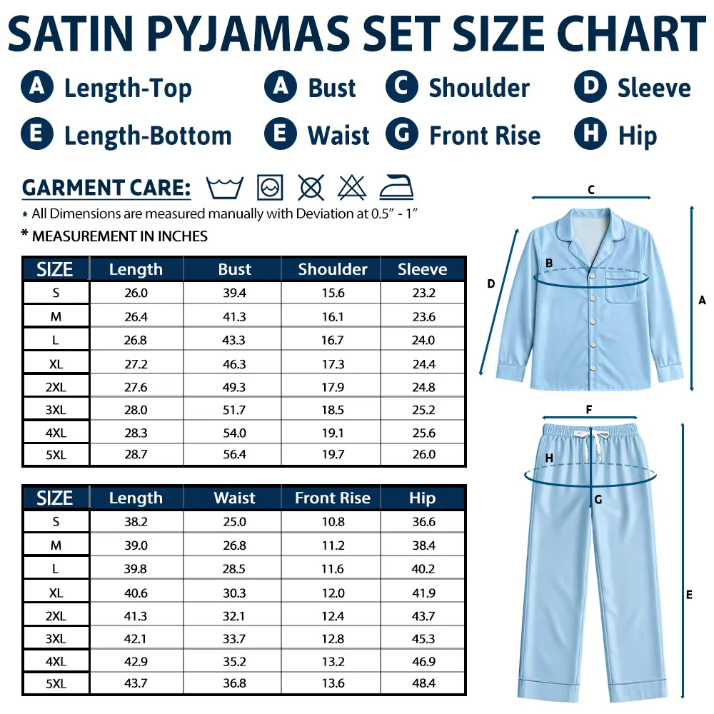 This Grandma Mom Belongs To Kids Pet - Personalized Satin Pajama Set - Image 2
