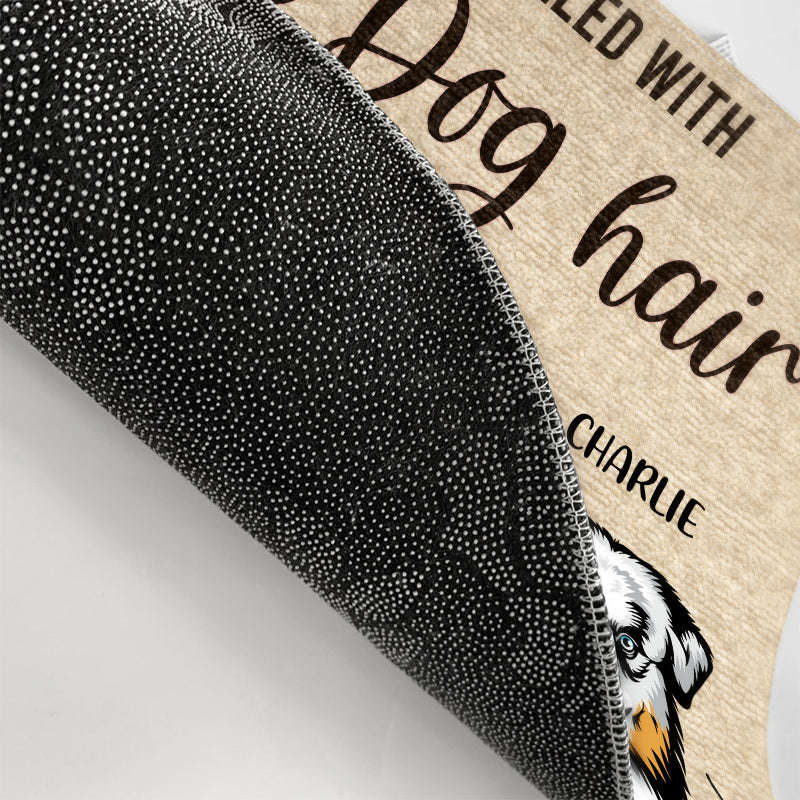 This Home Filled With Dog Hair - Dog Lover Gift - Personalized Custom Doormat - Image 3