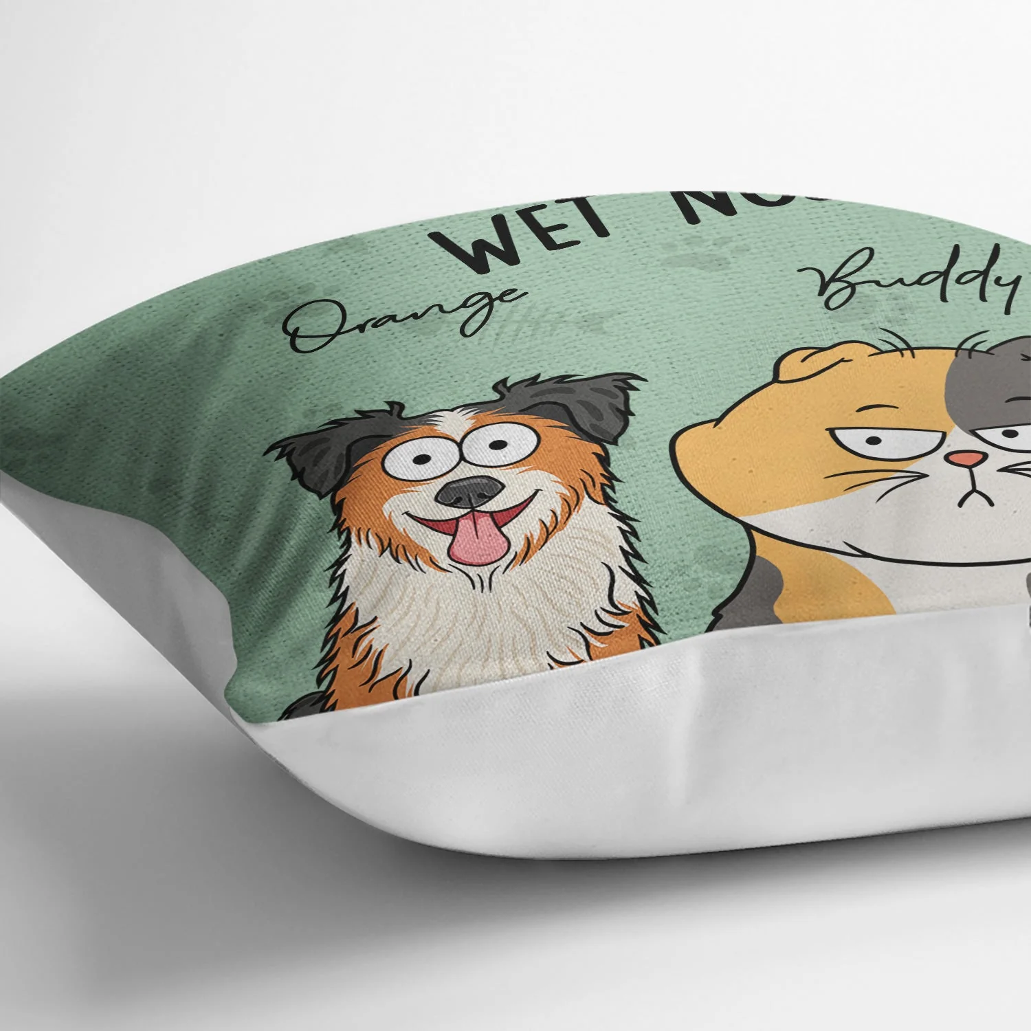 This Home Is Filled With Kisses - Gift For Dog, Cat, Pet Lovers - Personalized Pillow - Image 3