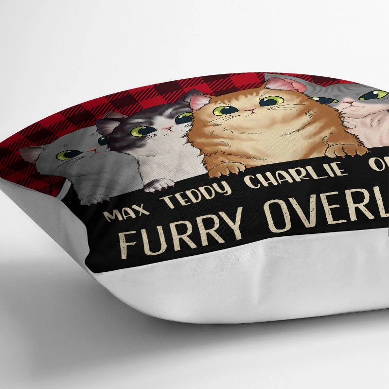 This House Is Ruled - Gift For Cat Lovers - Personalized Custom Pillow - Image 3