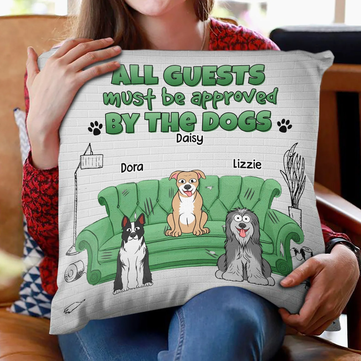 This Is My Couch - Gift For Dog Lovers - Personalized Pillow - Image 2