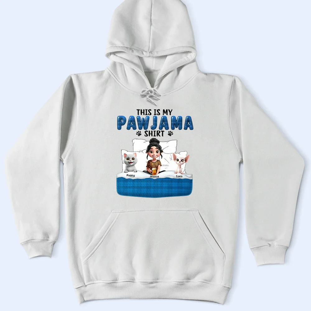 This Is My Pawjama Shirt 3D Effect Pet Lovers - Personalized T Shirt - Image 4