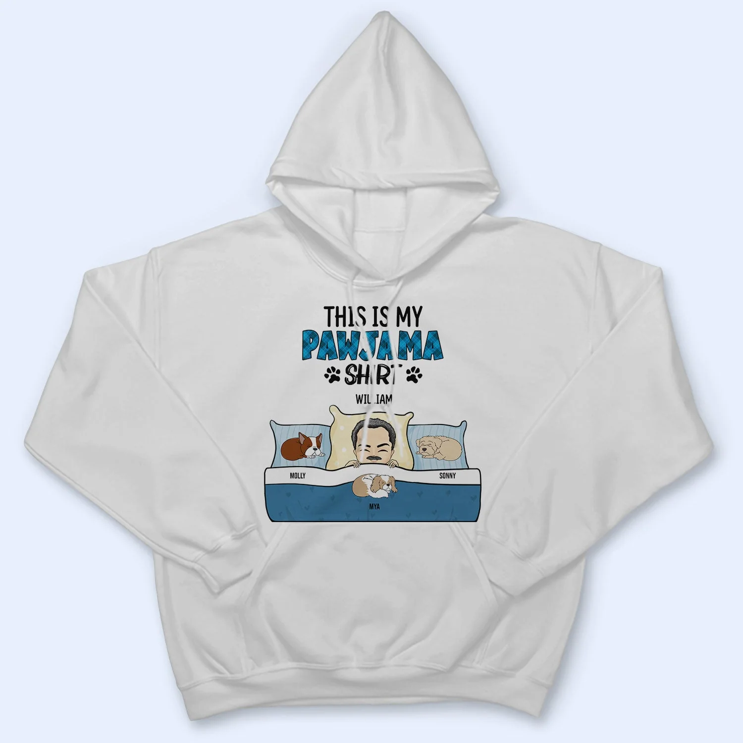 This Is My Pawjama Shirt - Gift For Dog Lovers, Dog Moms, Dog Dads - Personalized T Shirt - Image 4