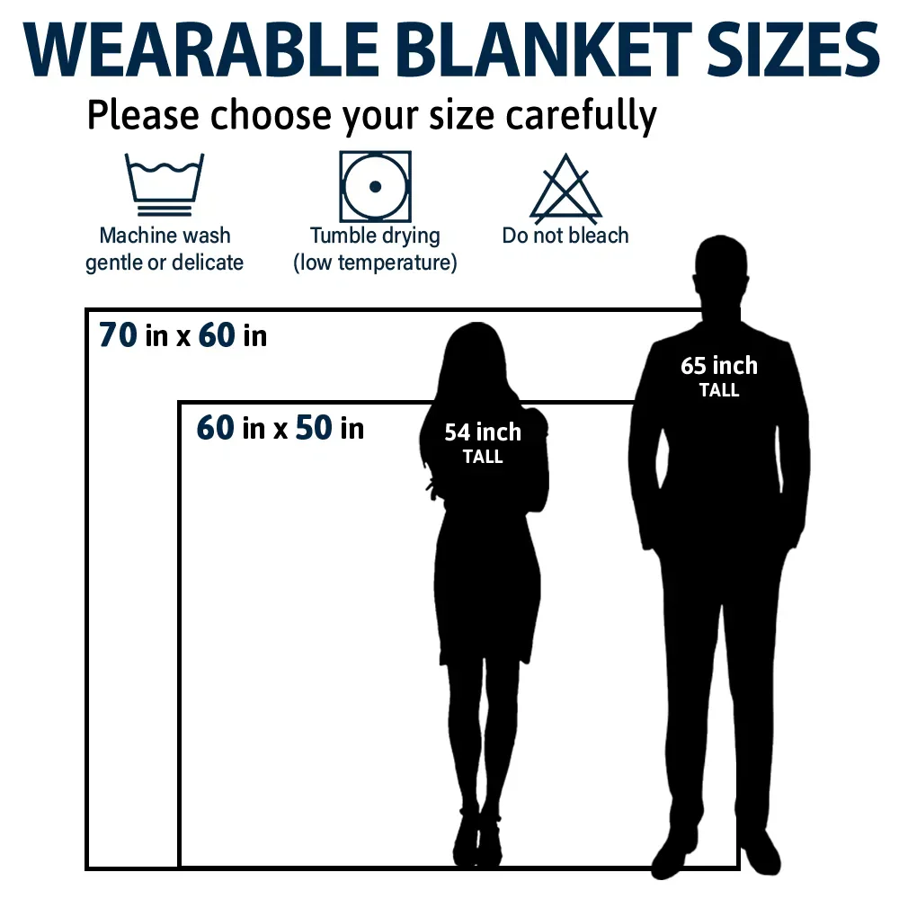 This Is My Reading Blanket - Personalized Wearable Blanket - Image 5