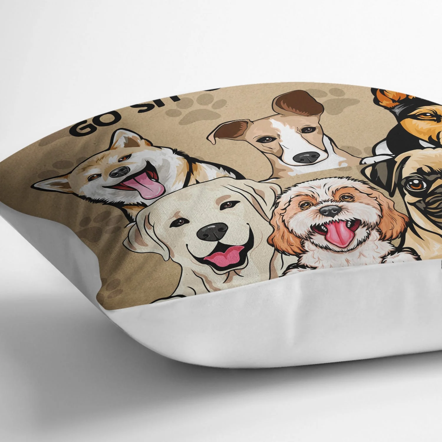 This Is Our Couch Go Sit Over There - Home Decor, Birthday, Housewarming Gift For Dog Lovers & Cat Lovers - Personalized Custom Pillow - Image 3
