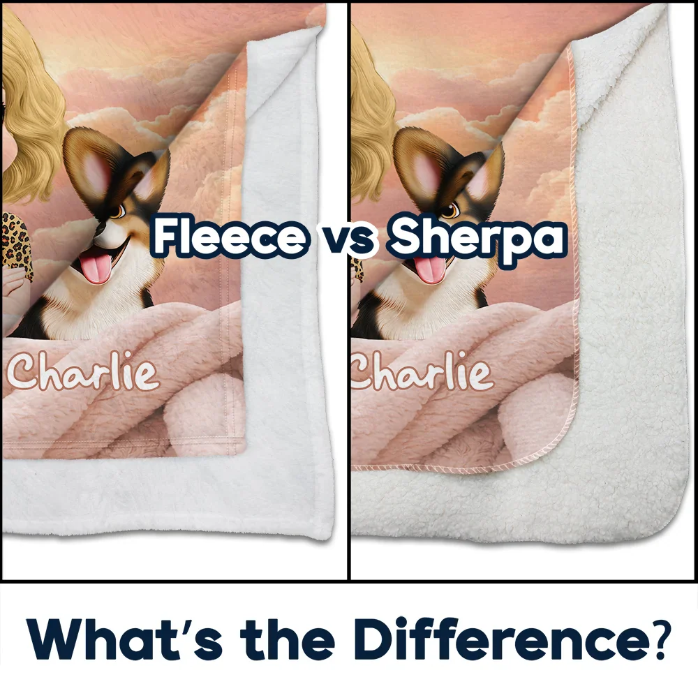 This Is Our Cuddle Blanket 3D Effect - Personalized Fleece Blanket, Sherpa Blanket - Image 4