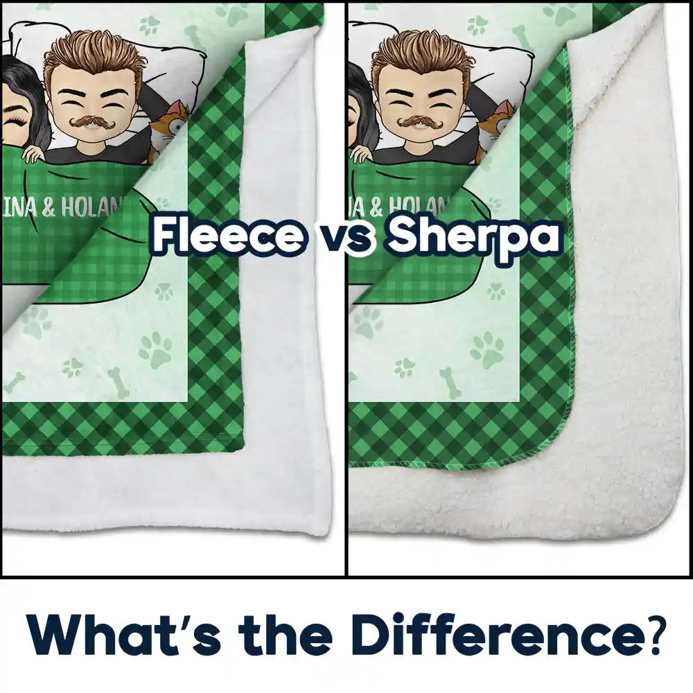This Is Our Cuddling Blanket Pet Lovers - Personalized Fleece Blanket, Sherpa Blanket - Image 4