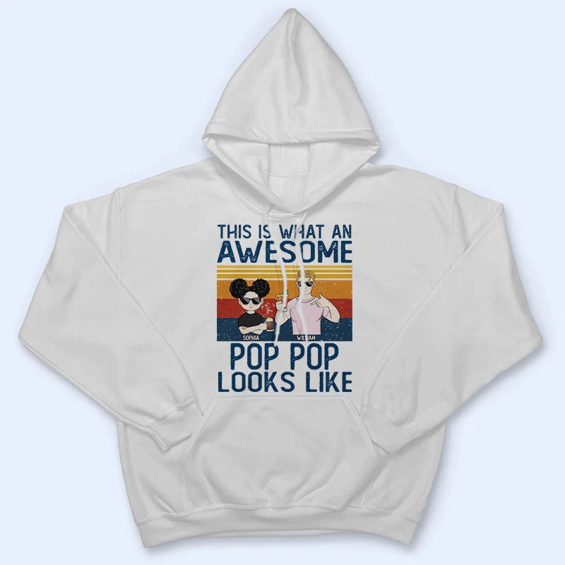 This Is What An Awesome Gift For Father, Grandpa, Uncle - Personalized Custom T Shirt - Image 4