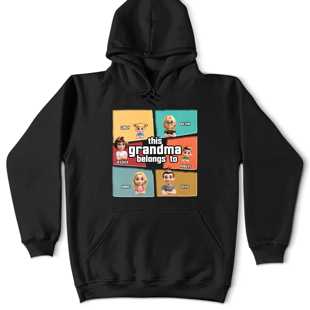 This Mom Belongs To - Personalized T Shirt - Image 4