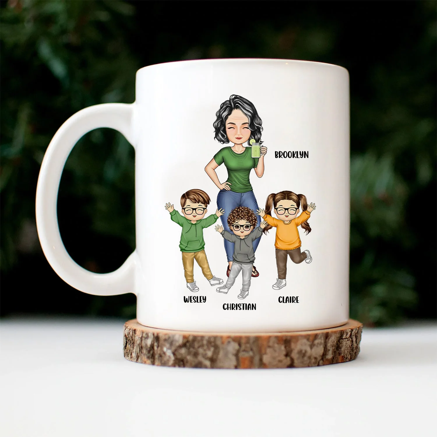 This Mug Belongs To - Gift For Mom, Mother, Grandma, Grandmother - Personalized Mug - Image 3