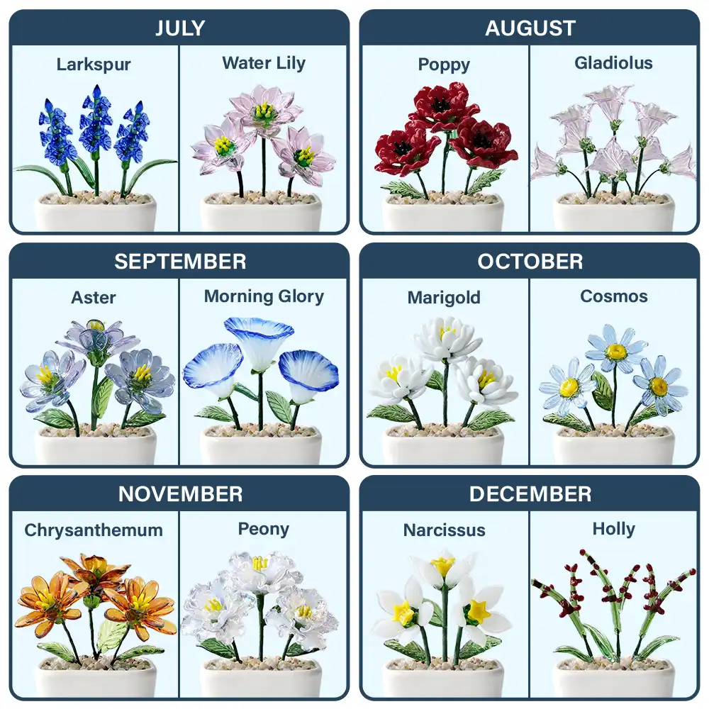 To My Daughter Granddaughter - Personalized Glass Flower Plant Pot - Image 6