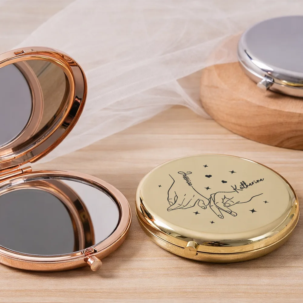 To My Daughter Hope You See What I See - Personalized Compact Mirror - Image 2