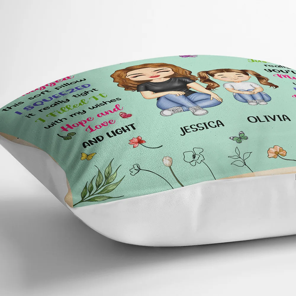 To My Granddaughter Grandma - Personalized Pillow - Image 3