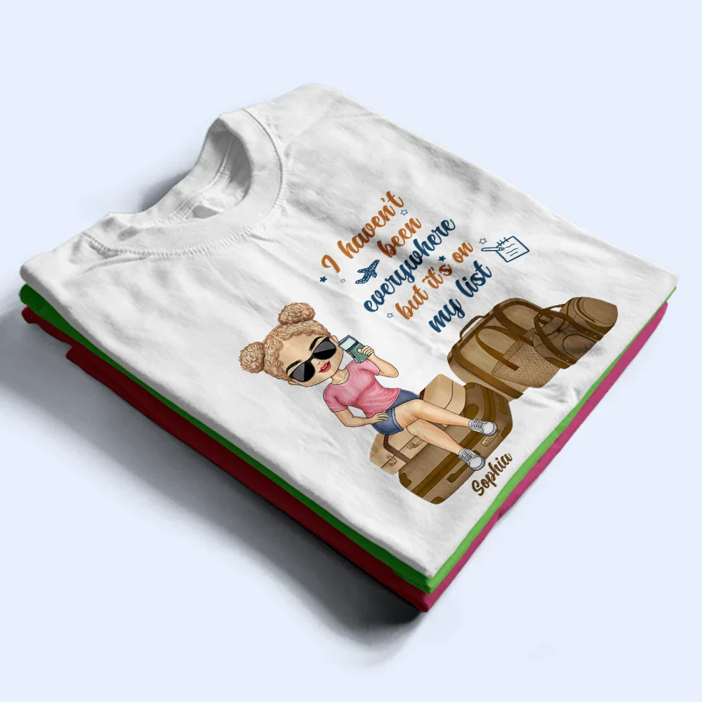 Travel Is My Therapy - Personalized T Shirt - Image 2