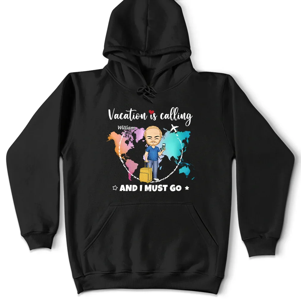 Travel Is My Therapy World Map - Personalized T Shirt - Image 4