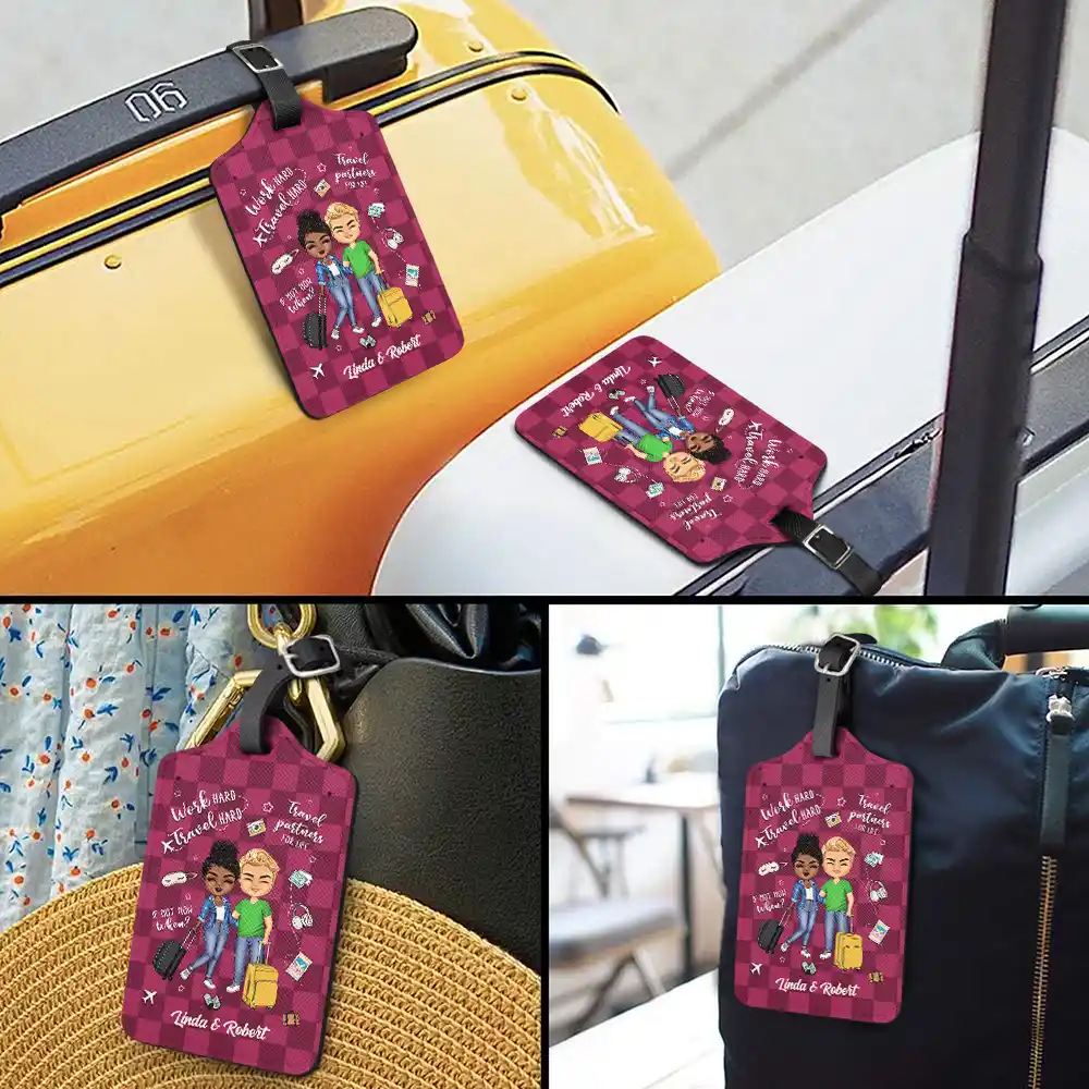 Travel Partners For Life - Personalized Luggage Tag - Image 3