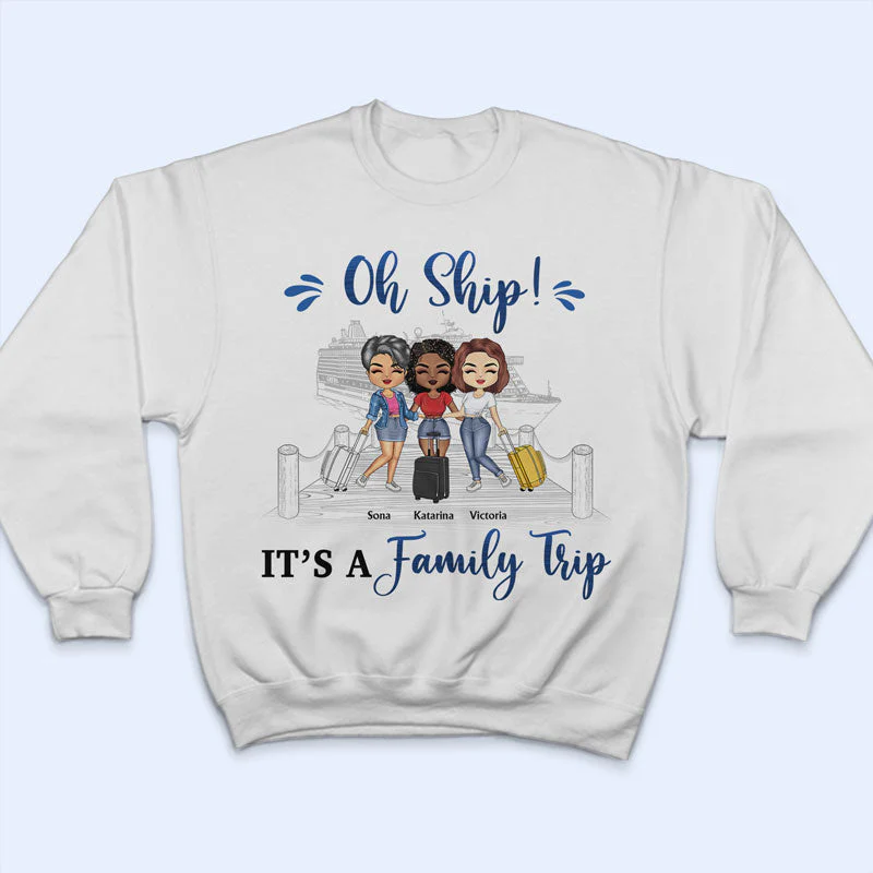 Traveling Best Friends Life Is Better On A Cruise With Best Friends - Gift For BFF, Sisters - Personalized Custom T Shirt - Image 5