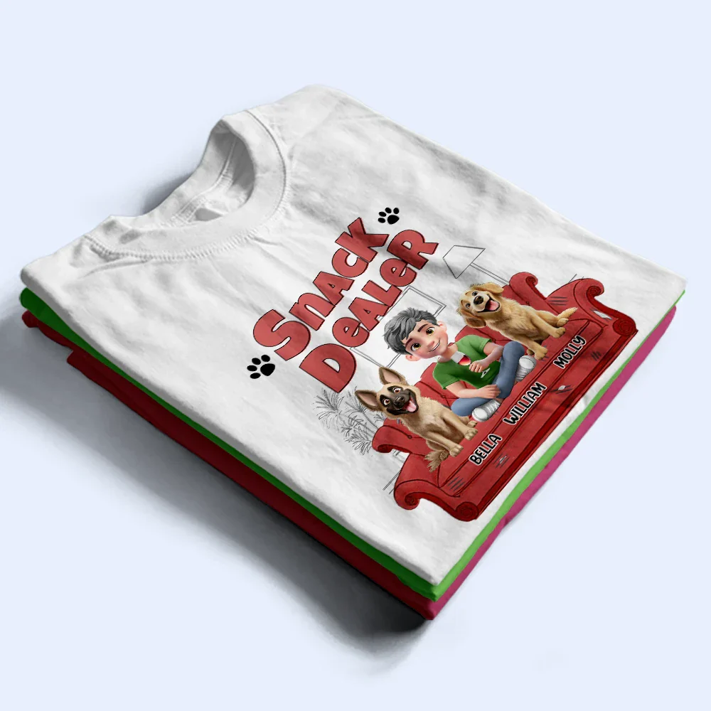 Treat Dealer 3D Effect Dogs - Personalized T Shirt - Image 2