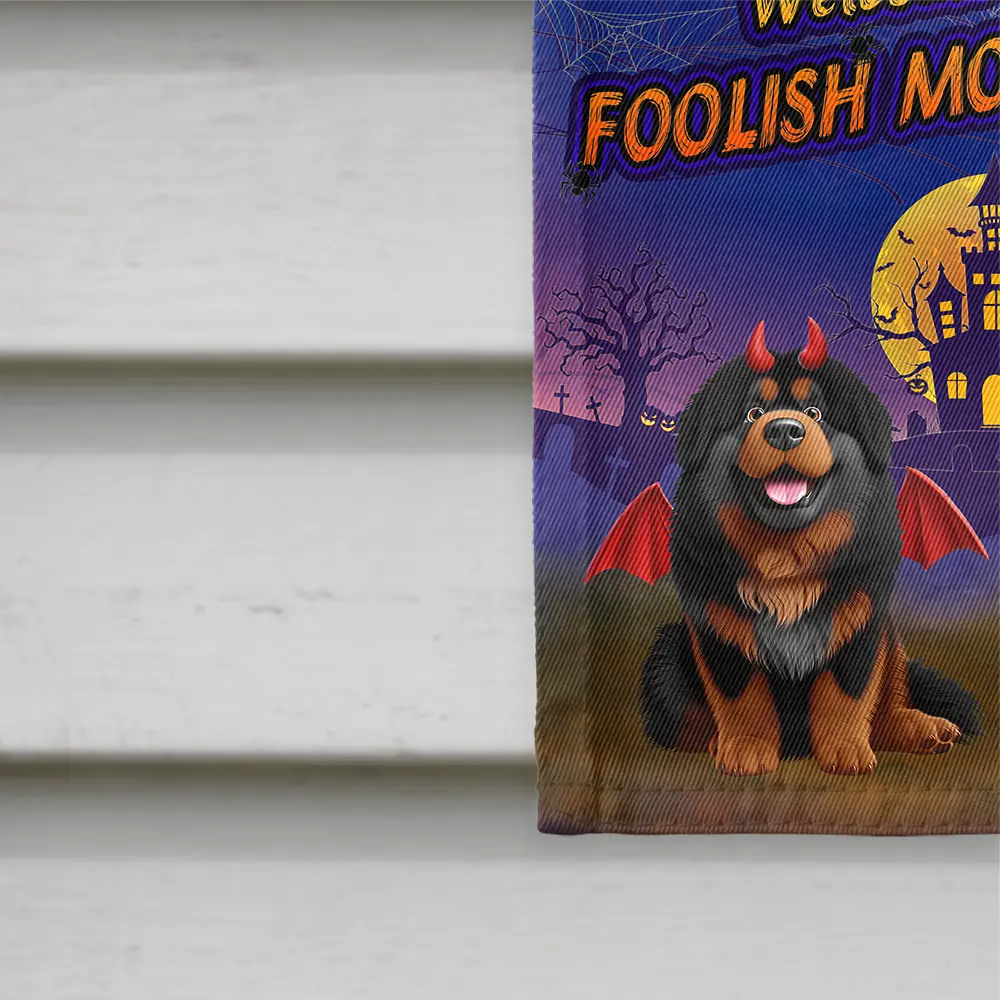 Trick Or Treat With Pets In Halloween Costume - Personalized Flag - Image 4